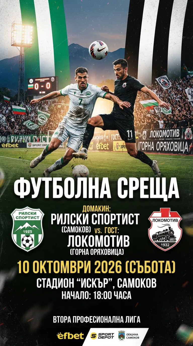 Рилски спортист – Локомотив Горна Оряховица